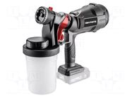 Spray gun; battery; to the paint; 243W; 18VDC; Energy+; 0.9l GRAPHITE