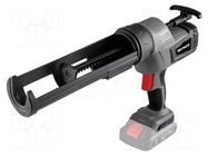 Caulking gun; battery; for assembly adhesives,for silicones GRAPHITE