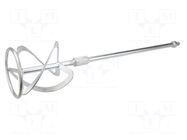 Mixer; Ø: 120mm; L: 590mm; Socket size: M14 GRAPHITE