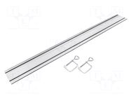 Guide; 1400mm; Kit: guide,gripper x2; circular saw table GRAPHITE