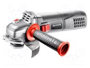 Angle grinder; electric; 1.1kW; 230VAC; 11000rpm; 125mm GRAPHITE