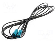 Cable; 3m; Fakra female,both sides; Car brand: universal MTA