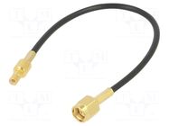 Cable; 120mm; SMA male,SMB male; straight; Car brand: universal MTA