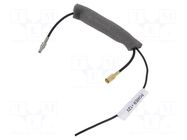 Cable; 250mm; SMB male,SMB female; Car brand: universal MTA