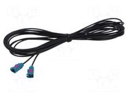 Cable; 7m; Fakra female,both sides; Car brand: universal MTA