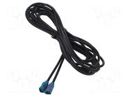 Cable; 7m; Fakra female,both sides; Car brand: universal MTA