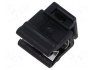 Edge mount holder; perpendicular; 100pcs; UL94V-2; -45÷80°C TIE10