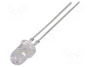 LED; yellow; 5mm; 30°; Front: convex; 2.1÷2.6VDC; No.of term: 2 OPTOSUPPLY