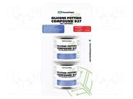 Silicone encapsulating compound; transparent; 50÷180°C; 11kV/mm AG TERMOPASTY