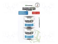 Silicone encapsulating compound; white; -50÷180°C; 1.2g/cm3 AG TERMOPASTY