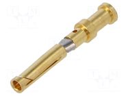 Contact; female; CD; copper alloy; gold-plated; 0.5mm2; 20AWG; 10A ILME