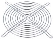 Guard; nickel plated steel; 172x172mm,Ø175mm,Ø190mm; screws SANYO DENKI