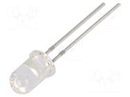 LED; yellow green; 5mm; 400mcd; 10°; Front: convex; 2.4VDC EVERLIGHT