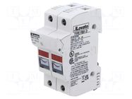 Fuse base; 10x38mm; for DIN rail mounting; 32A; Poles: 2; 1kVDC LOVATO ELECTRIC