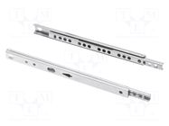 Ball guide; zinc plated steel; L: 342mm; 10kg; H: 17mm GTV Poland
