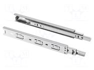 Ball guide; zinc plated steel; L: 400mm; 20kg; H: 35mm GTV Poland