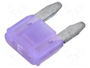 Fuse: fuse; 3A; 12VDC; automotive; 10.9mm; SMART GLOW; MINI LITTELFUSE
