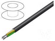Wire: control cable; chainflex® CFSOFT1; 3x0.25mm2; PVC; black IGUS