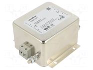 Filter: anti-interference; single-phase; 250VAC; screw; Ir: 4.9mA SCHAFFNER / TE Connectivity