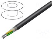 Wire: control cable; chainflex® CFSOFT2; 3x0.25mm2; black; 5÷70°C IGUS