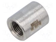 Splice terminal: muff; long,round,female-female; max.10.5bar GEBO