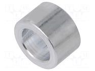 Spacer sleeve; 10mm; cylindrical; aluminium; Out.diam: 16mm DREMEC