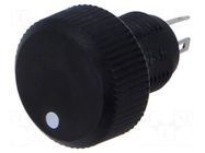 Potentiometer: shaft; single turn; 1kΩ; ±10%; 500mW; linear; 16mm VISHAY