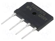 Bridge rectifier: single-phase; Urmax: 1kV; If: 35A; Ifsm: 350A TAIWAN SEMICONDUCTOR