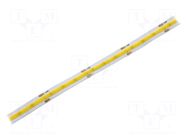 COB LED tape; white cold; LED/m: 504; 10mm; white PCB; IP20; 180° KGP ELECTRONICS