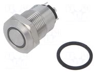 Switch: vandal resistant; Pos: 2; SPST-NO; 2A/36VDC; IP65; OFF-ON ONPOW