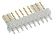 CONNECTOR, HEADER, 10POS, 1ROW, 2.54MM