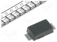 Diode: Zener; 0.8W; 24V; SMD; reel,tape; SMF; single diode; BZD27C VISHAY