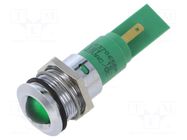 Indicator: LED; green; 48VDC; 48VAC; Ø16mm CML INNOVATIVE TECHNOLOGIES