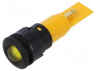 Indicator: LED; yellow; 24VDC; 24VAC; Ø16mm CML INNOVATIVE TECHNOLOGIES