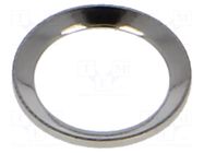 Accessories: washer; nickel; for banana sockets STÄUBLI