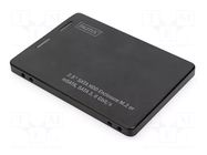 M.2 to SATA adapter; SATA III; black; 100x70x7mm DIGITUS