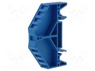Marker holder; blue; TS35 x 7.5 WEIDMÜLLER