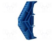 Marker holder; blue; TS35 x 15; -25÷70°C; UL94V-0 WEIDMÜLLER
