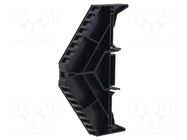 Marker holder; black; TS35 x 15 WEIDMÜLLER