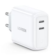 Ugreen fast charger 2xUSB-C 36W PD white (CD199), Ugreen