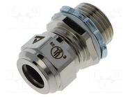 Cable gland; NPT1/2"; brass; with locknut ANAMET EUROPE