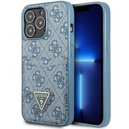 Guess GUHCP13XP4TPB iPhone 13 Pro Max 6.7&quot; blue/blue hardcase 4G Triangle Logo Cardslot, Guess