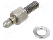Locking: push-pull; UNC 4-40; Accessories: fixation screw HARTING