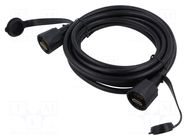 Cable; HDMI plug,both sides; PVC; HDMI 1.4; 4m; black; IP67 BULGIN