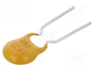 Fuse: PTC polymer; 500mA; Imax: 40A; THT; Iswitch.max: 2.5A WAYON