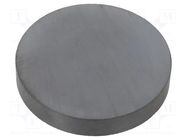 Magnet: permanent; hard ferrite; 24N; Ø: 51mm; H: 8.4mm ELESA+GANTER