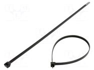 Cable tie; L: 368mm; W: 7.6mm; black; polyamide; 534N; Ømax: 102mm PANDUIT