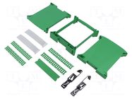 Enclosure: for DIN rail mounting; Y: 101mm; X: 54mm; Z: 125mm; green ITALTRONIC