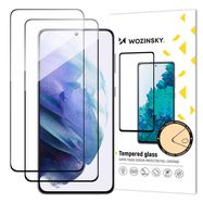 Wozinsky 2x Full Glue Tempered Glass Samsung Galaxy S23+ 9H Full Screen Tempered Glass with Black Frame, Wozinsky