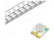 LED; blue; SMD; 3224; 2000÷2500mcd; 3÷3.4VDC; 3.2x2.4x2.4mm; 20° OPTOSUPPLY